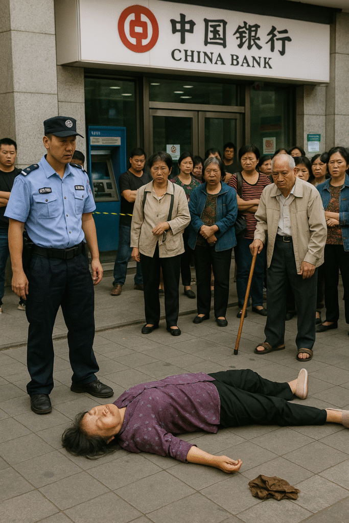 Public Outrage Ensues After the Tragic Death of a Woman in China Who Died Outside of a Bank After Being Told to Make an In-Person Withdrawal