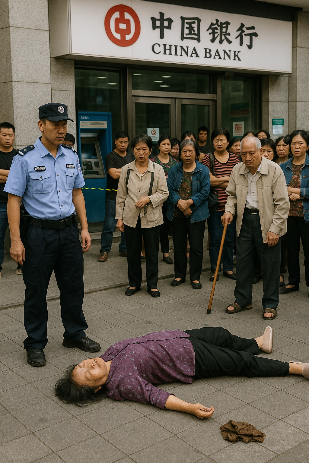 Public Outrage Ensues After the Tragic Death of a Woman in China Who Died Outside of a Bank After Being Told to Make an In-Person Withdrawal
