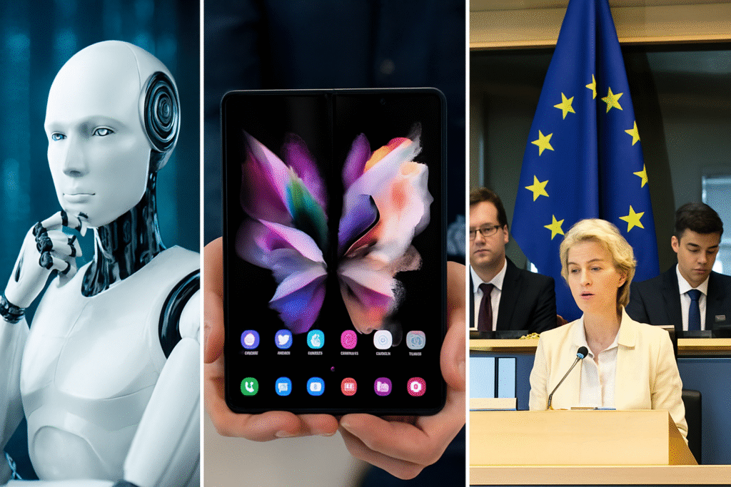 AI Surges, Samsung Foldables Debut